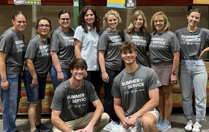 AEU Employees Volunteer For Summer of Service